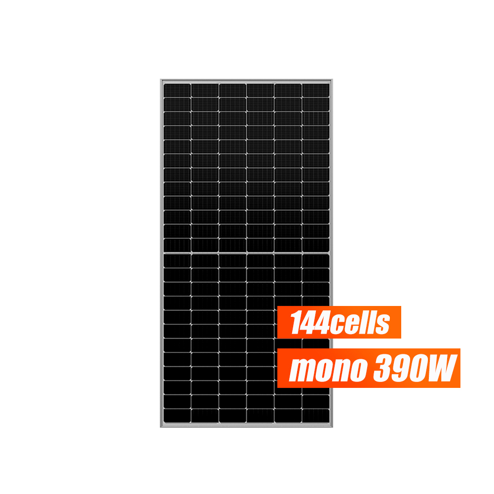Hot Sale Half Cell Solar Panel 370W 380W 390W Perc Solar Panel 144 Cells Solar Pane (1)